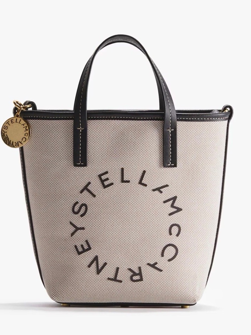 STELLA MCCARTNEY H&M SMALL COATED CANVAS TOTE BAG NWT LIMITED EDITION